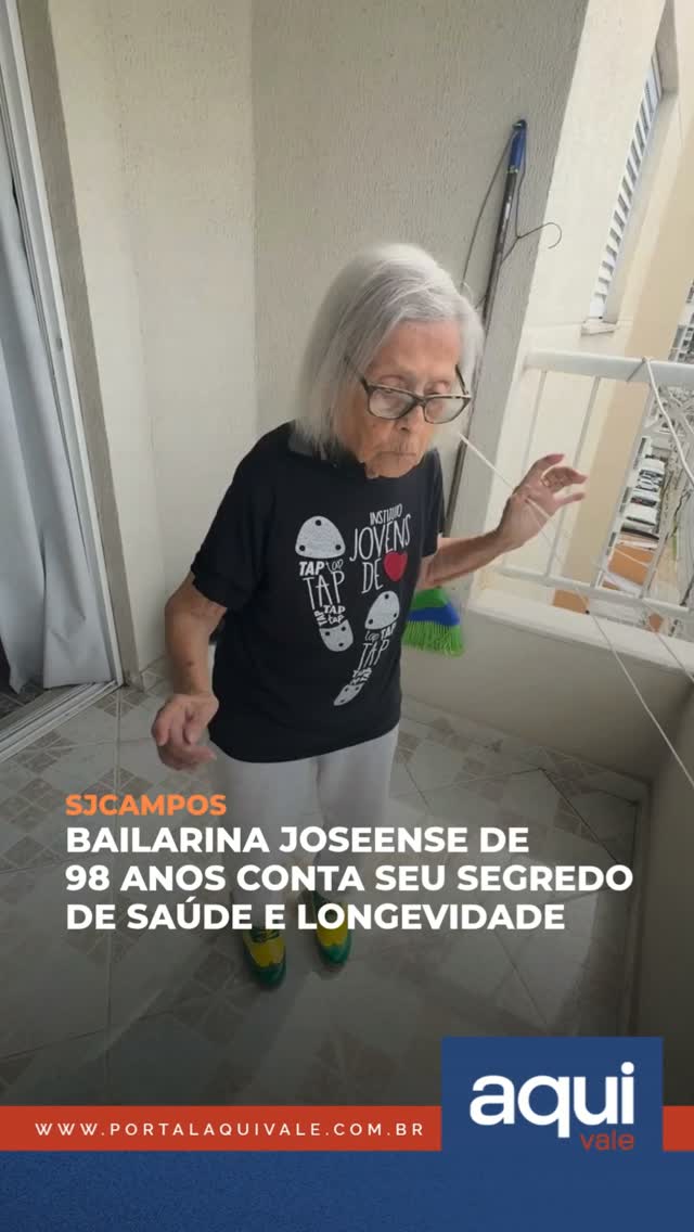 Bailarina joseense de 98 anos conta seu segredo