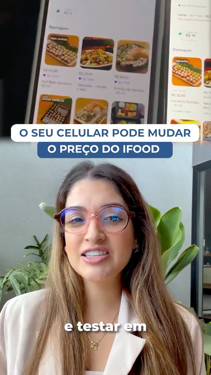 IFood cobrando preços diferentes para cada modelo de celular que tem o app?
