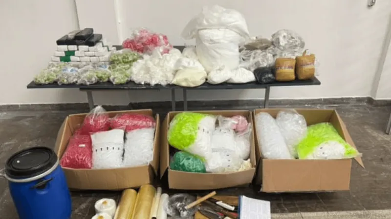 Dupla é presa em “casa bomba” com 79kg de drogas em São José 