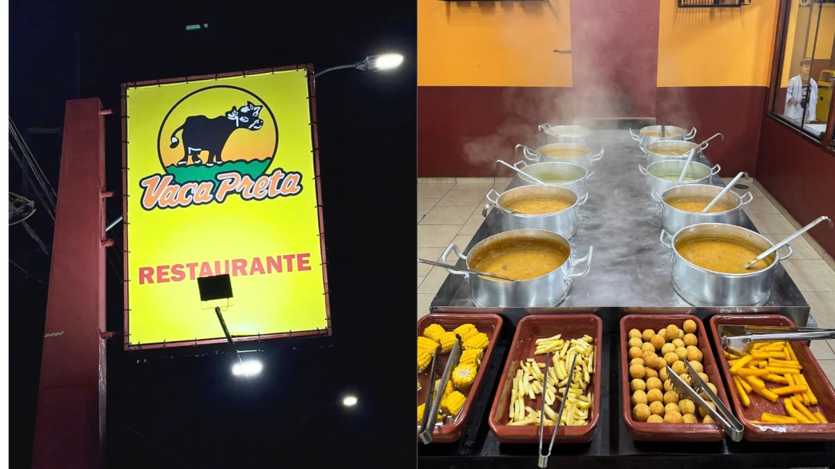 Restaurante Vaca Preta tem promoção
de caldos e pizzas à vontade 
até 30 de setembro