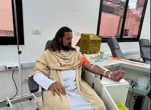 Hemonúcleo de Taubaté usa imagem de Jesus para incentivar doação de sangue durante Semana Santa