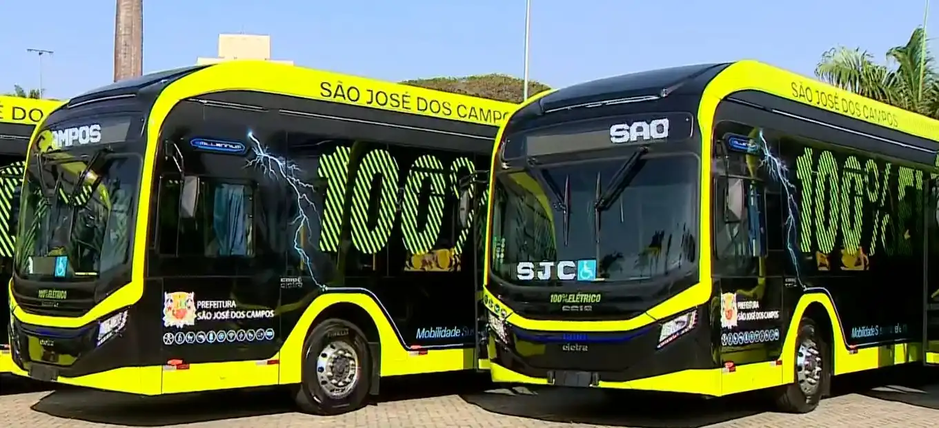 Só 25% entregue: atraso na frota elétrica pressiona Prefeitura de São José