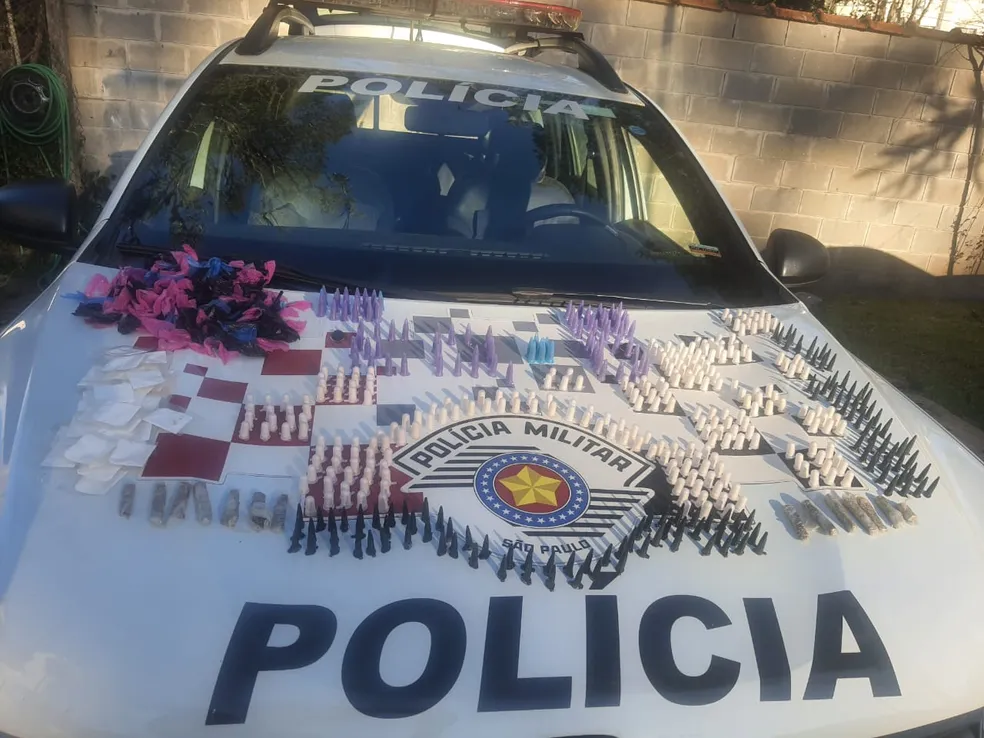 Homem é preso com mais de 670 porções de diferentes drogas, em Campos do Jordão