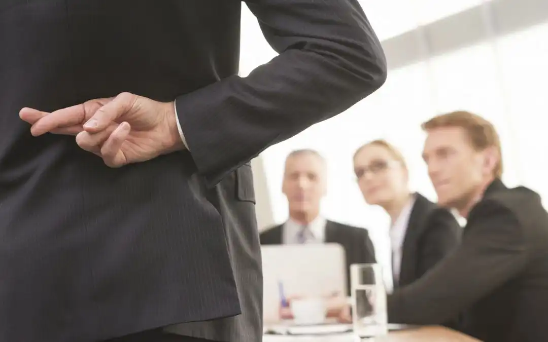 4 passos para tratar a mentira no trabalho e a empresa retomar a saúde e os resultados