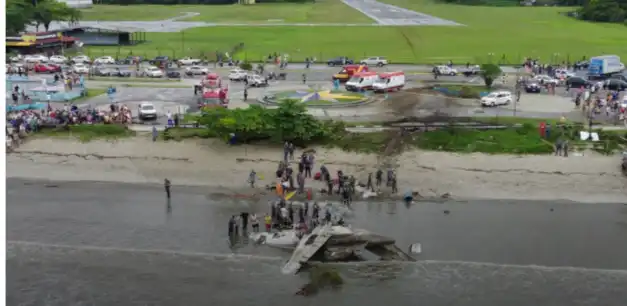 Avião ultrapassou pista de pouso em Ubatuba, segundo autoridades