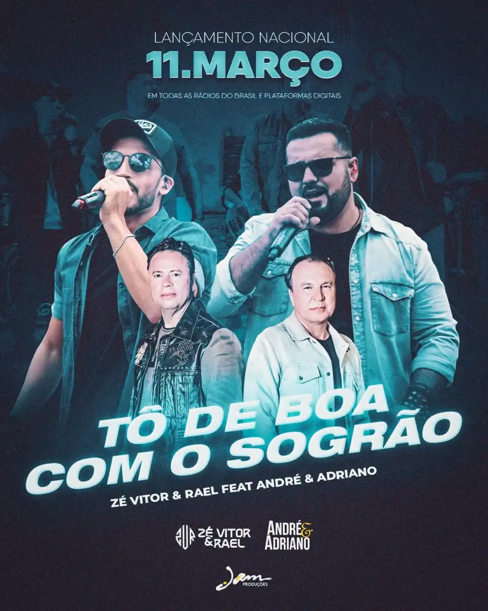 Dupla Zé Vitor &amp; Rael lança nova música “Tô de boa com o sogrão” 