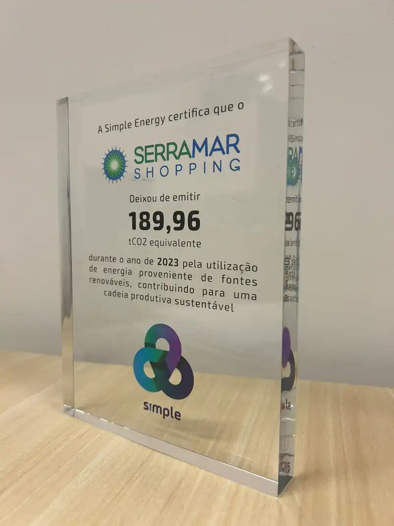 Serramar Shopping é reconhecido por iniciativas sustentáveis