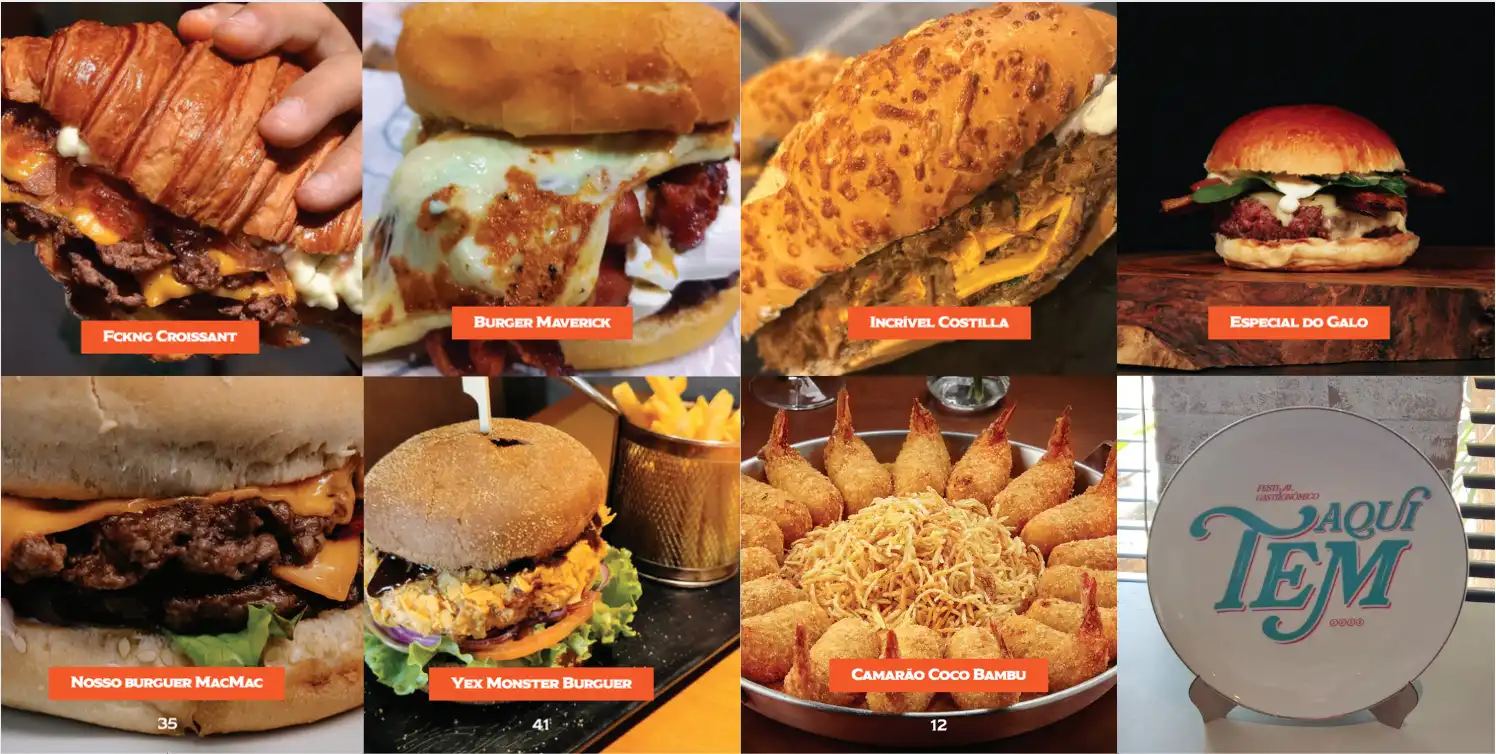 Conheça as hamburguerias e pratos de frutos do mar do Festival Gastronômico Aqui Tem