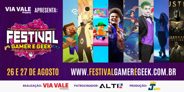 Shopping recebe Festival Gamer e Geek neste fim de semana