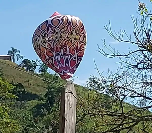 Balões caem em Santa Branca e mobilizam Defesa Civil