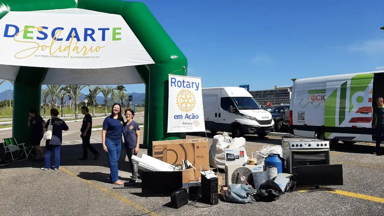 Ação de descarte de lixo eletrônico em Caraguá recolhe mais de 1 tonelada de materiais
