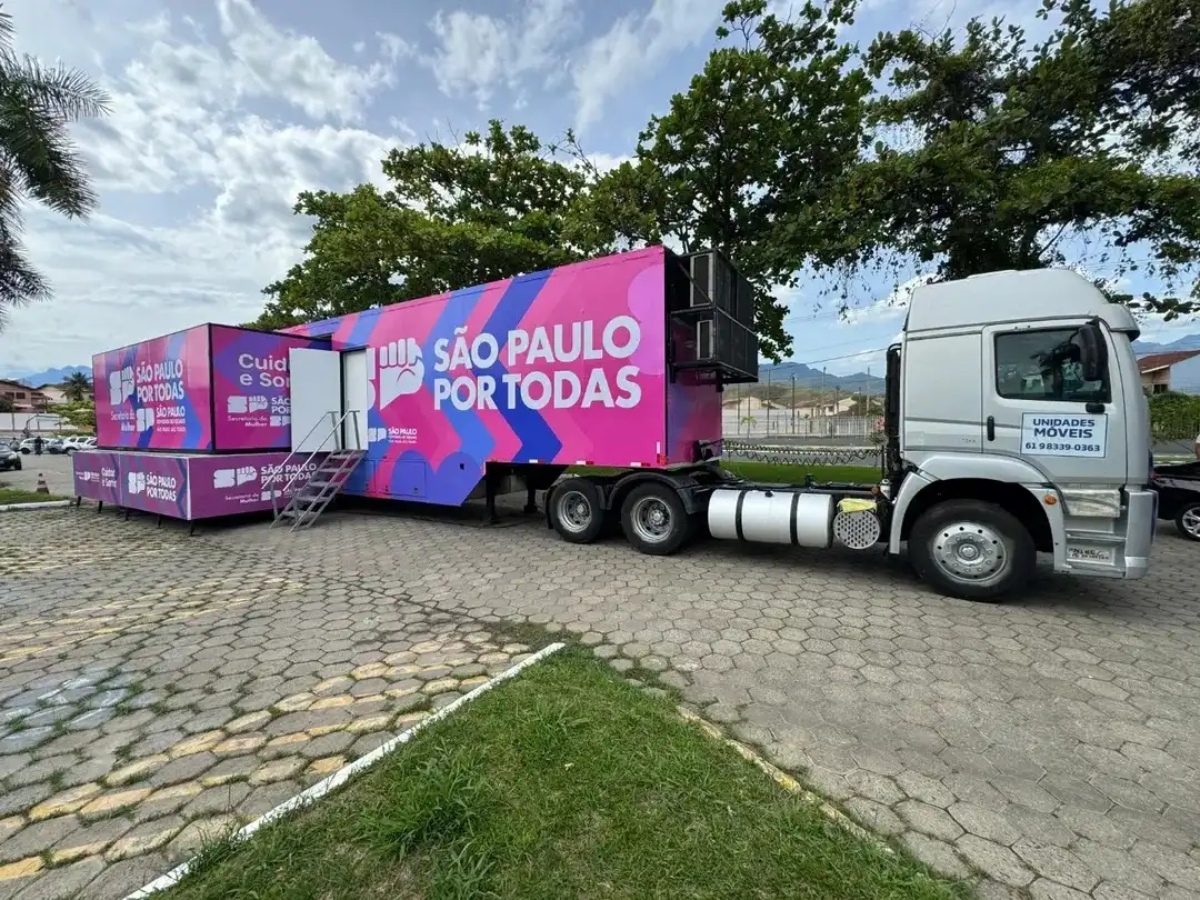 Carreta Odontológica oferece atendimento gratuito para mulheres e crianças em Cruzeiro