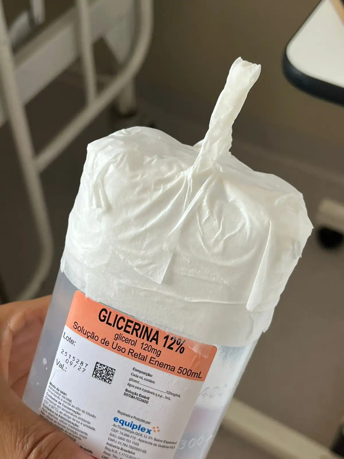 Hospital Municipal de São José se manifesta sobre o caso do frasco de glicerina adaptada 
