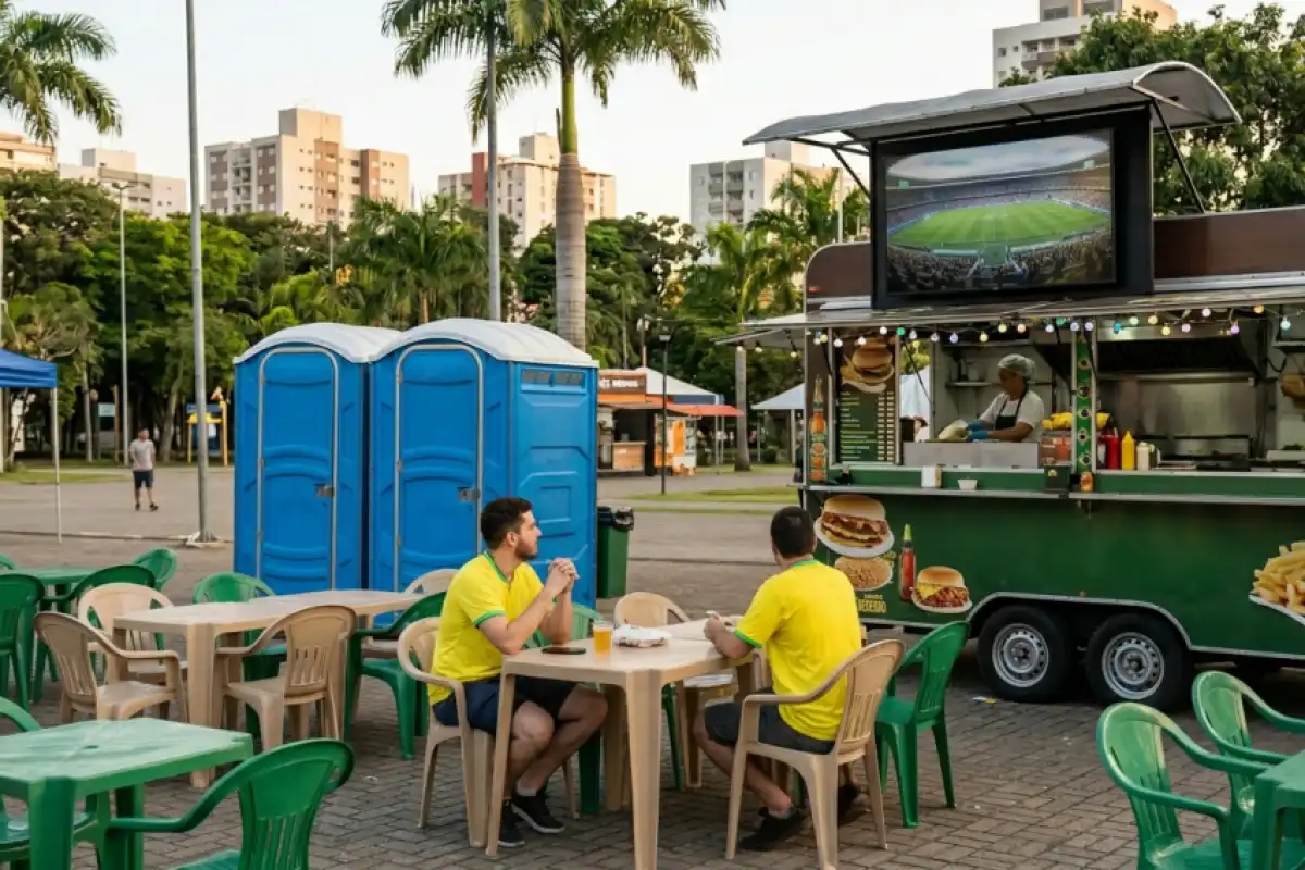 Trailers regularizados terão TVs e banheiros químicos durante a Copa em São José