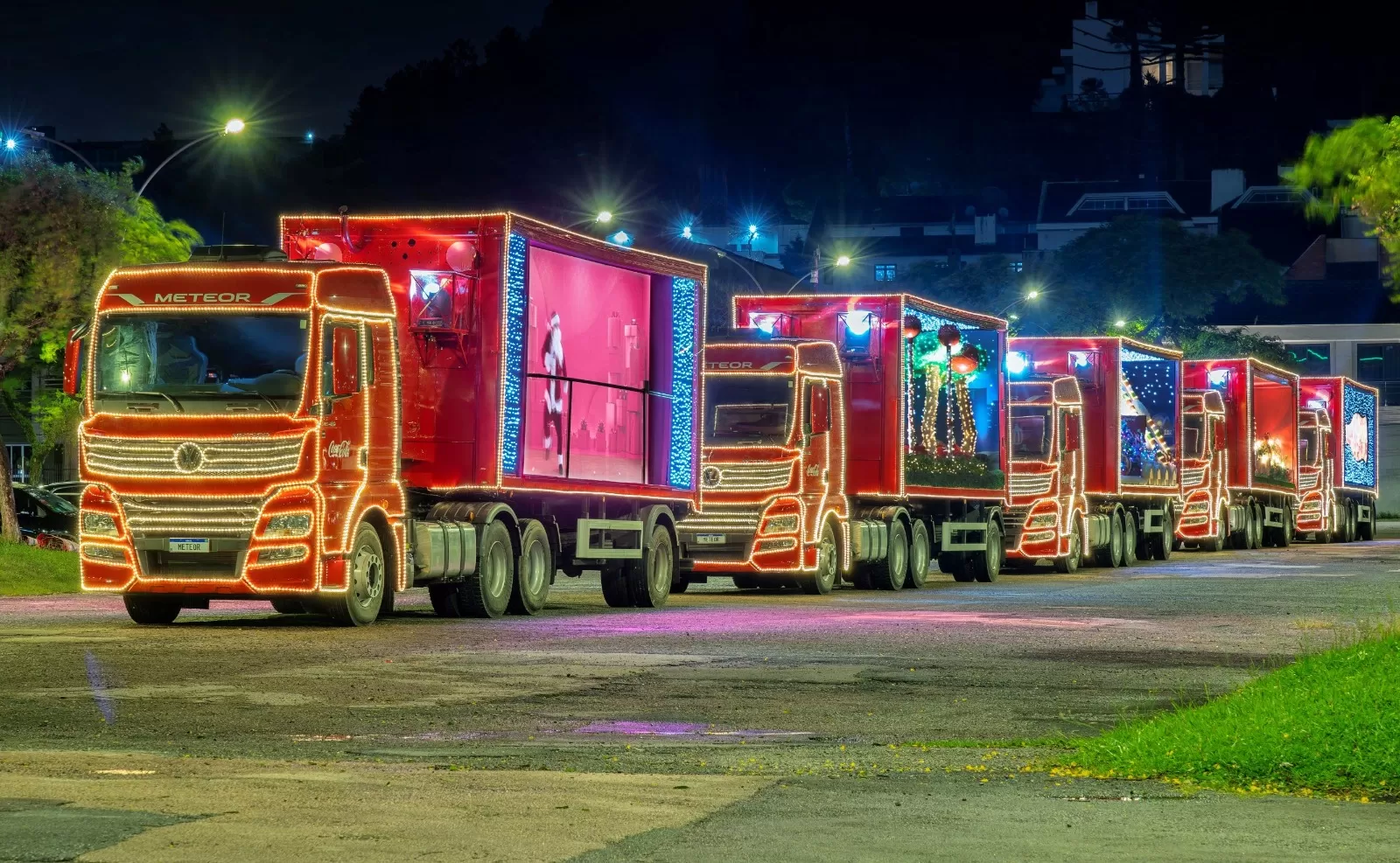Caravana de Natal da Coca-Cola terá novo trajeto em São José dos Campos 