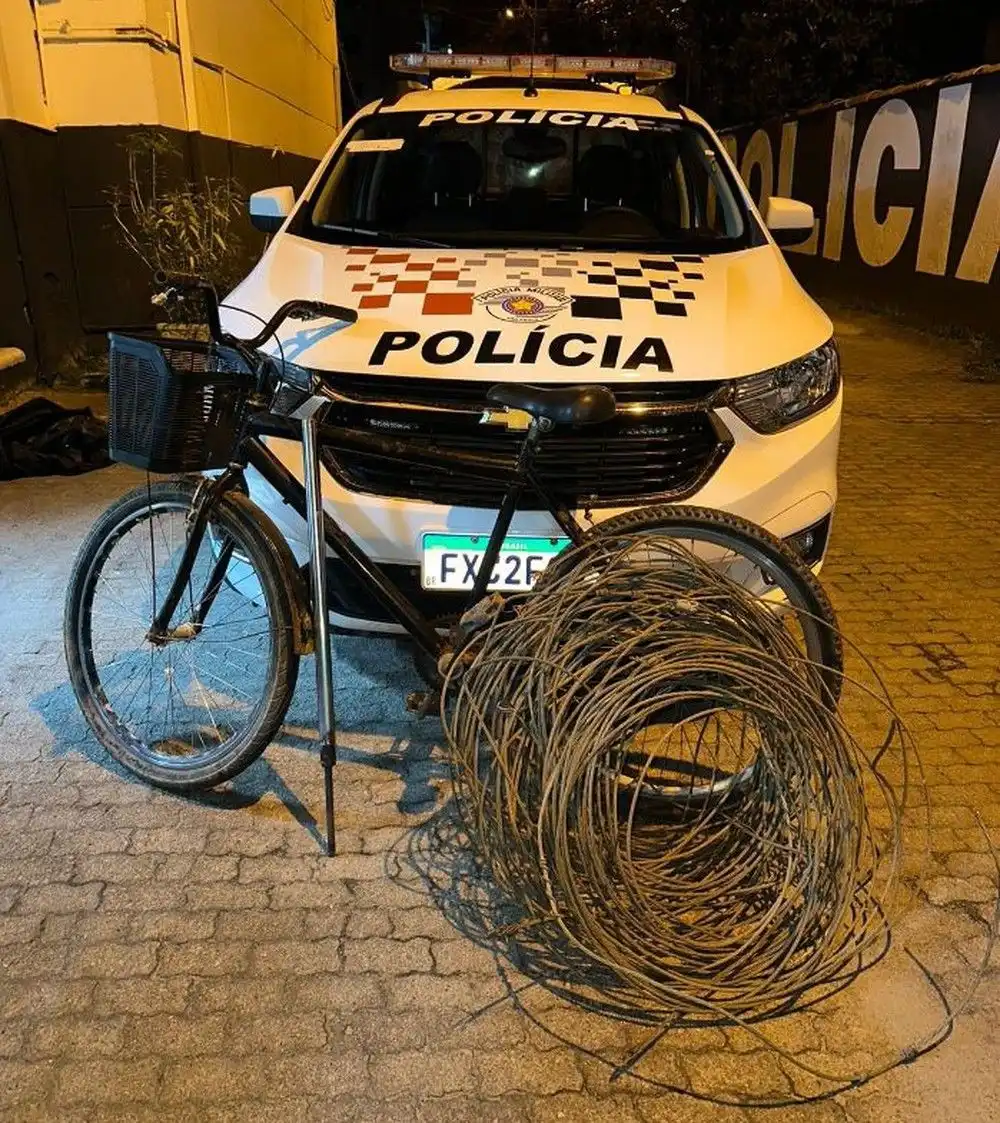 Homem é preso após furtar 100 metros de fiação em Ubatuba