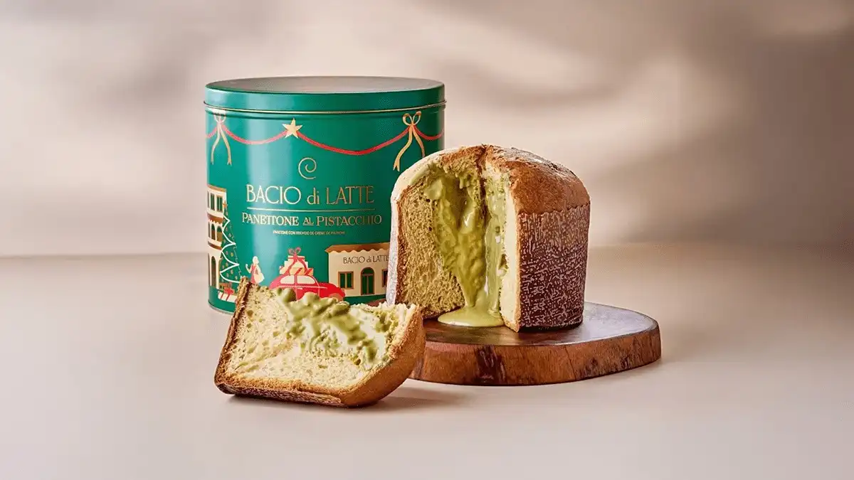 Bacio di Latte lança panetone de pistache e kits presenteáveis