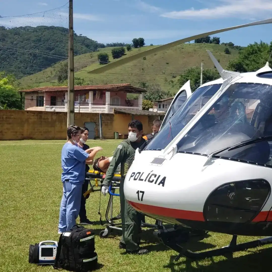 Homem é picado por jararaca em Monteiro Lobato e é socorrido pela equipe aeromédico