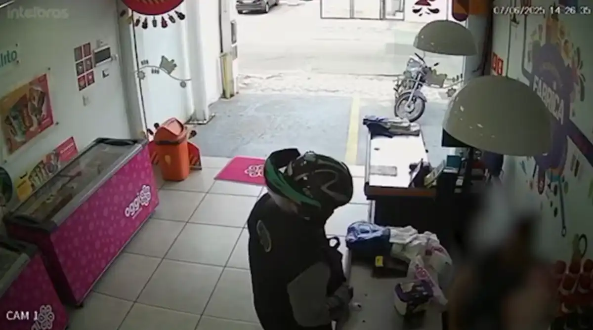Homem finge ser cliente e assalta sorveteria em Caçapava 