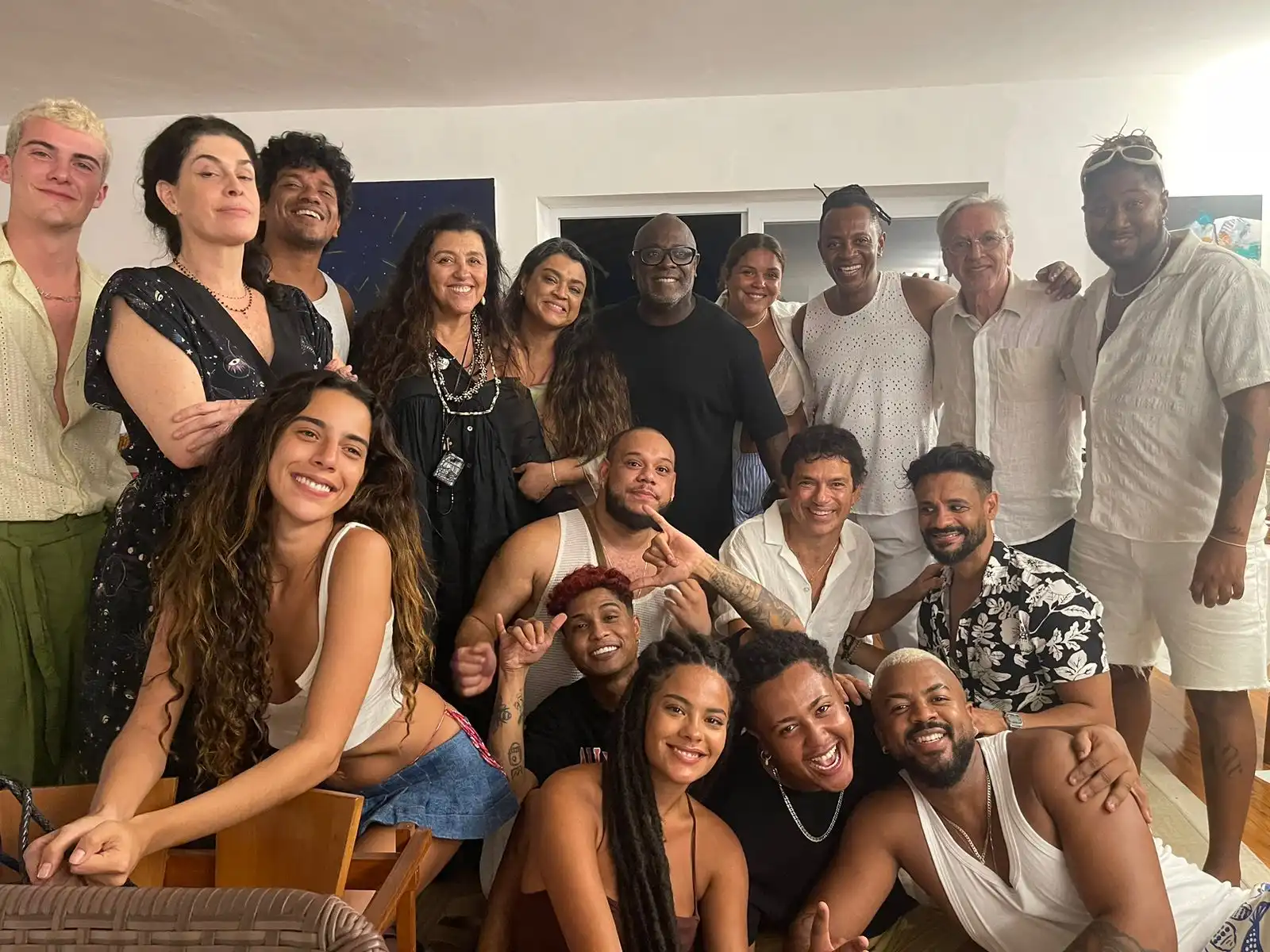 Uma noite movida ao som do violão e voz. 