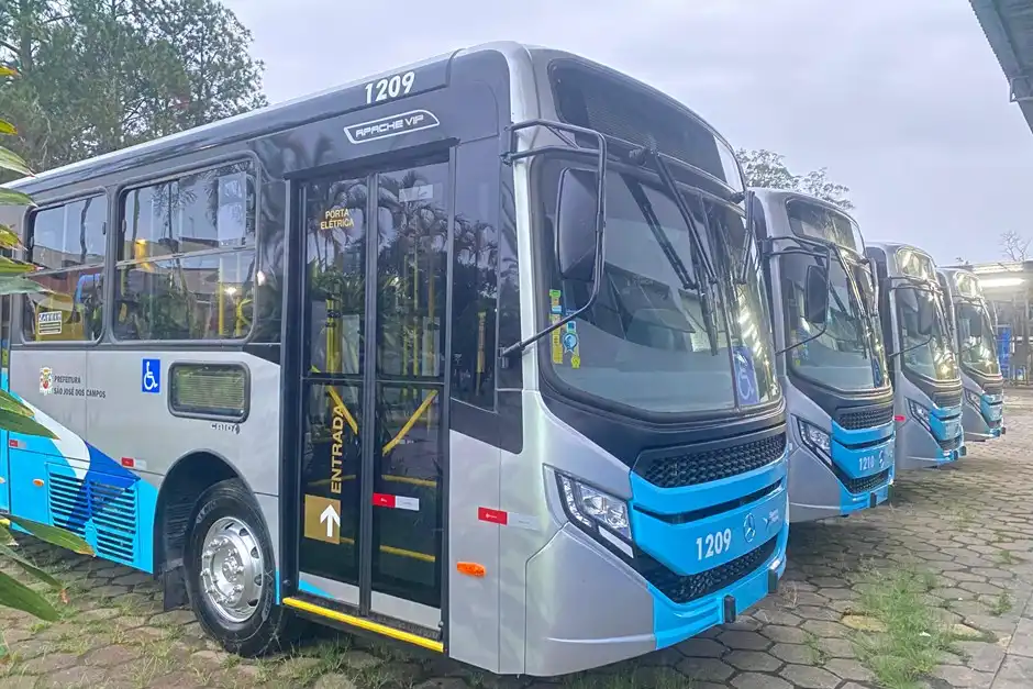 Prefeitura de São José dos Campos renova frota com 59 ônibus