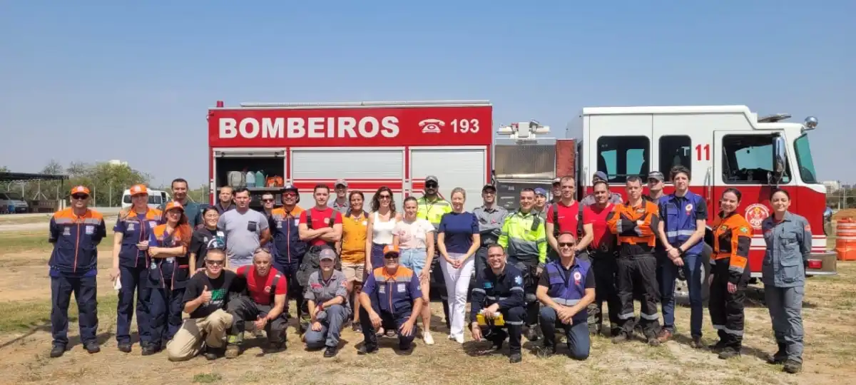 Simulado de acidente de trânsito grave foi realizado hoje na Humanitas