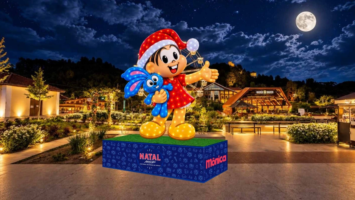Campos do Jordão terá Natal com personagens de Mauricio de Sousa no Parque Capivari