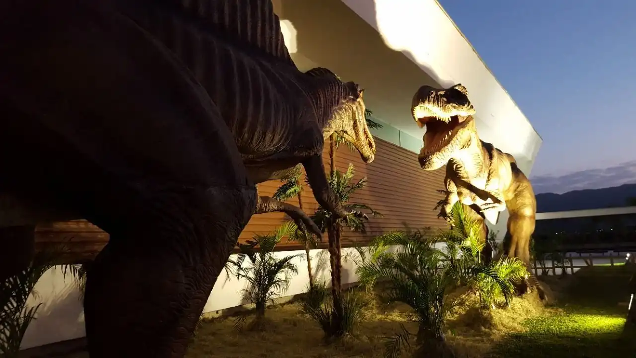 Com exposição de dinossauros, shopping em Caraguá espera receber 100 mil pessoas