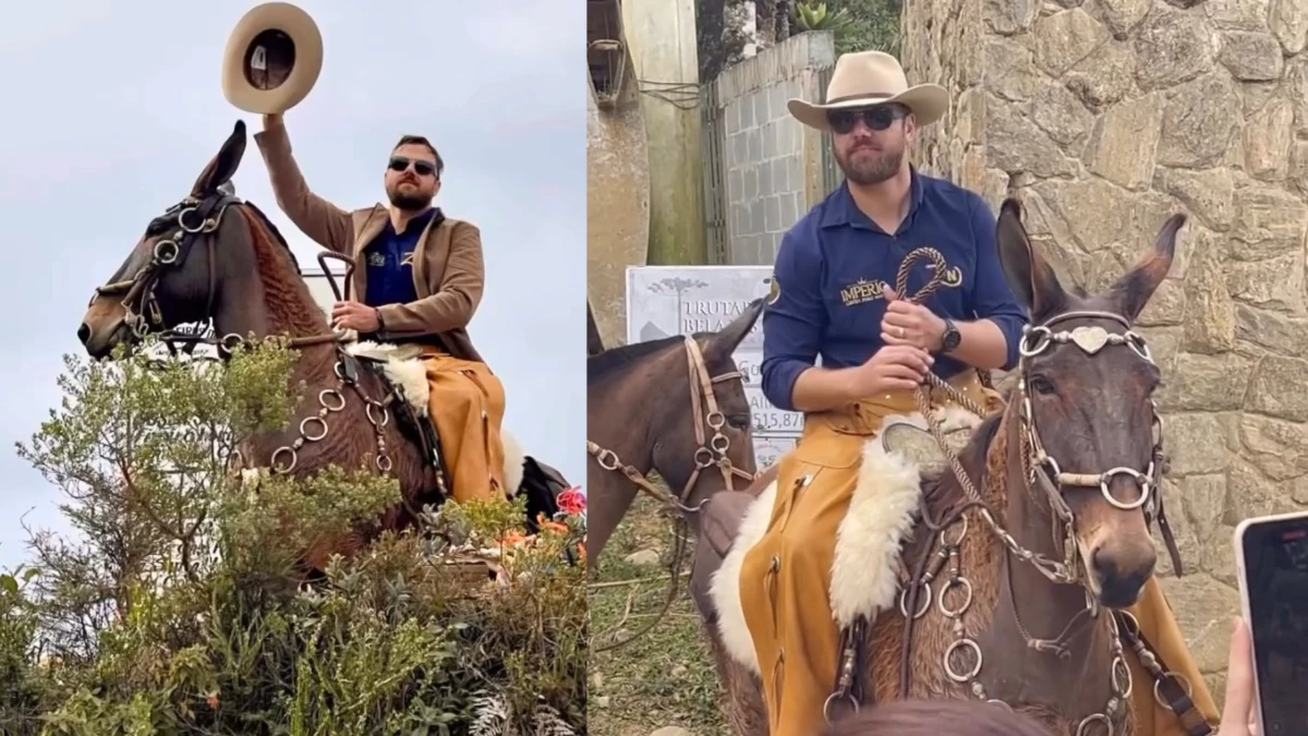 Cantor Zé Neto passa por Guaratinguetá em Romaria até Aparecida