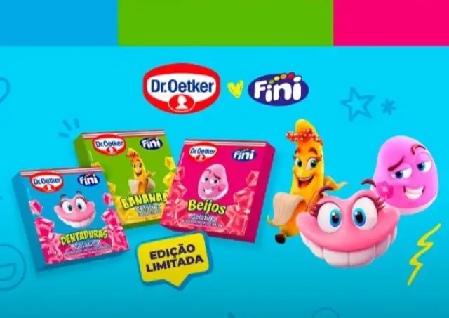Fini e Dr. Oetker lançam sabores icônicos em nova linha de gelatinas