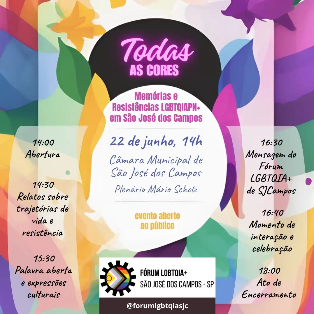 Fórum LGBTQIA+ de São José prepara evento no mês do orgulho
