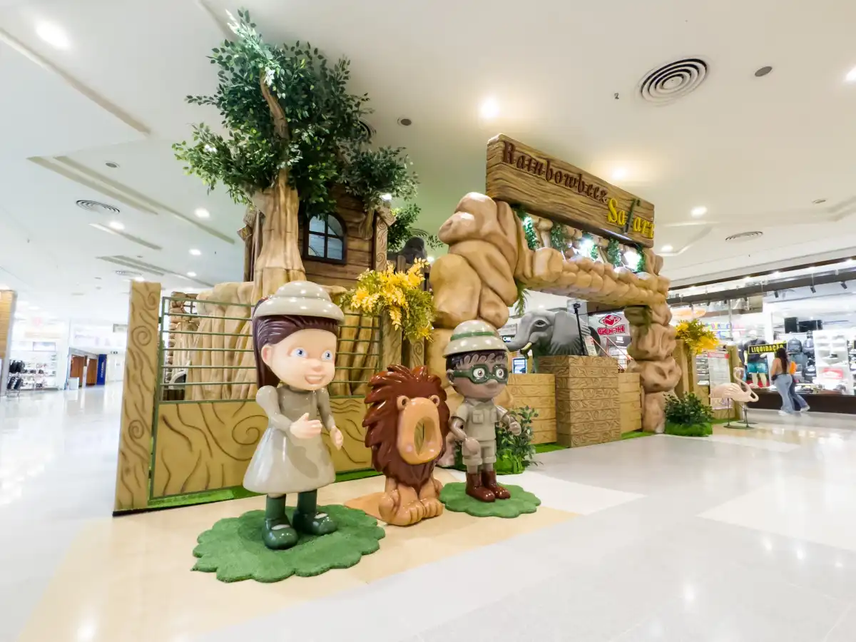 Shopping Jardim Oriente Traz para as Férias o Rainbow Beez Safari