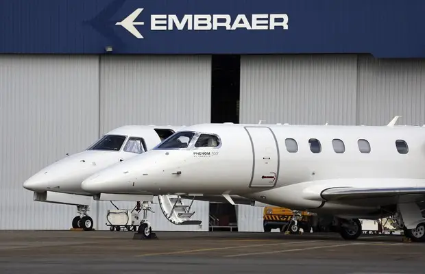 Embraer projeta prejuízo de R$ 20 bilhões com tarifas dos EUA até 2030