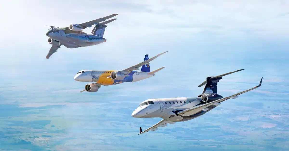 Embraer encerra 1º trimestre com US$ 26,4 bilhões em pedidos