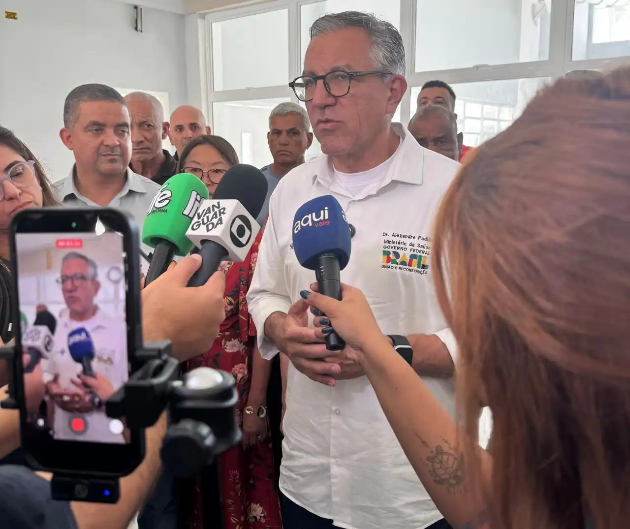 Ministro da Saúde acompanha obras de centro de reabilitação na zona sul de São José dos Campos