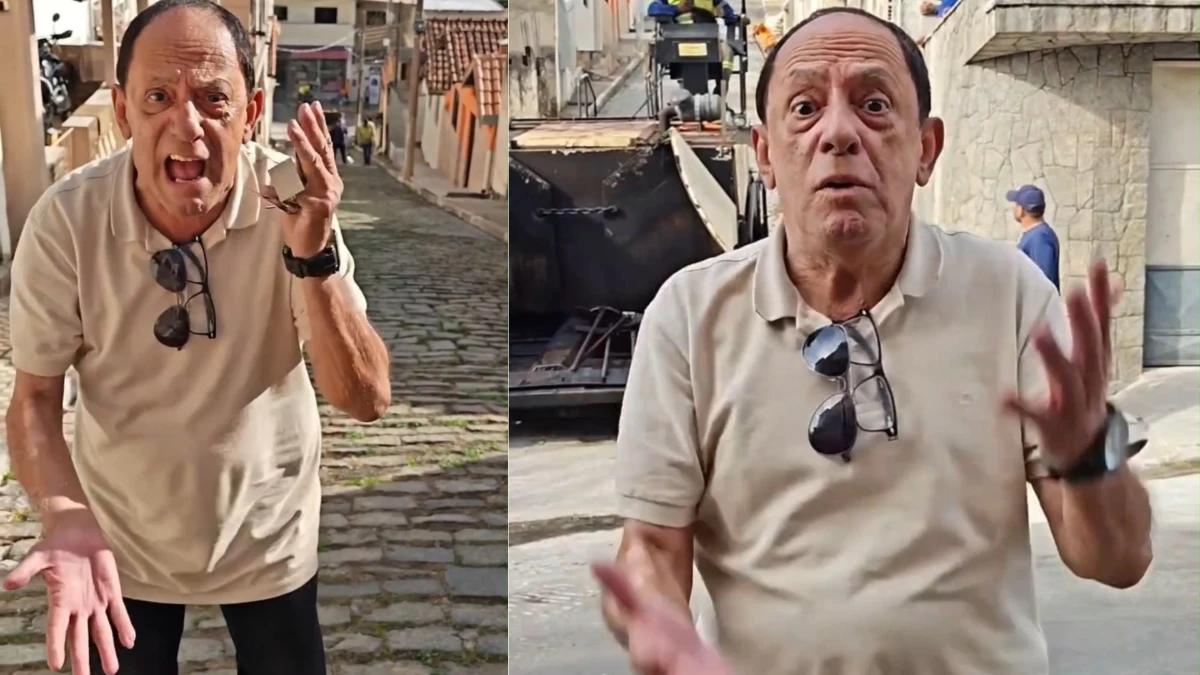 "Farmando aura", Zé Louquinho viraliza ao mostrar obras de Aparecida
