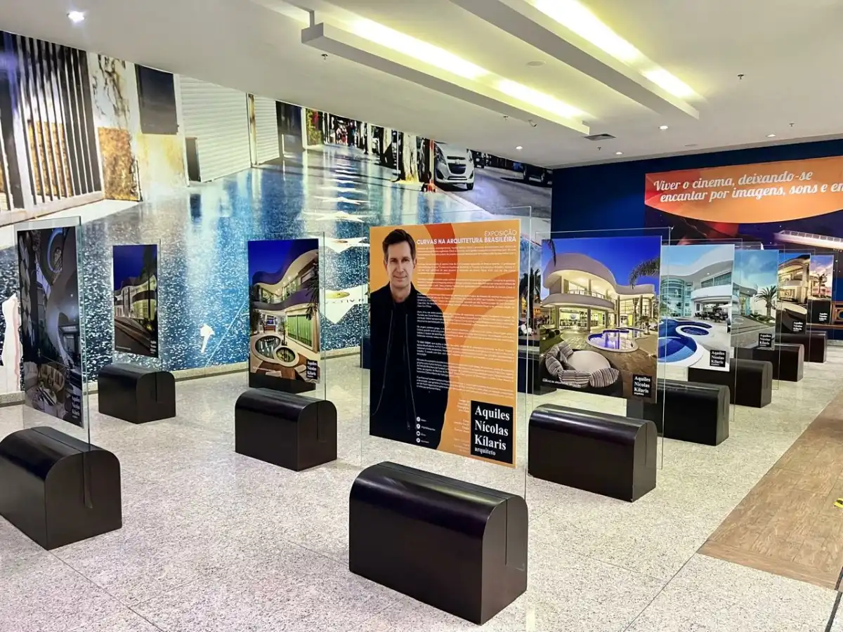 Exposição sobre arquitetura brasileira chega ao Taubaté Shopping