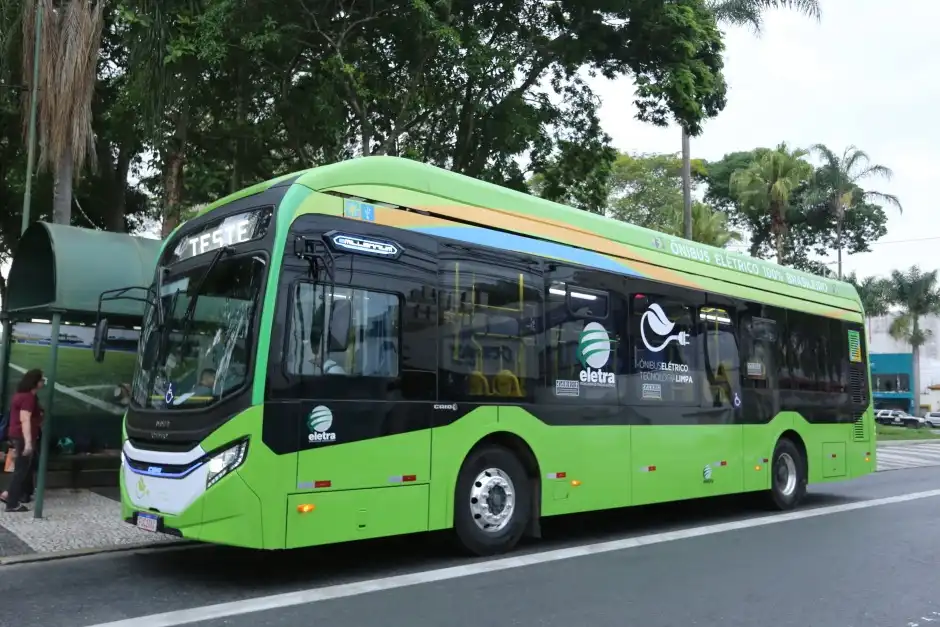 São José dos Campos recebe primeiros ônibus elétricos da nova frota