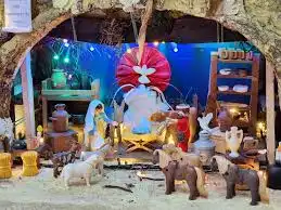Capela em Tremembé abriga presépio de Playmobil com mais de 2 mil miniaturas