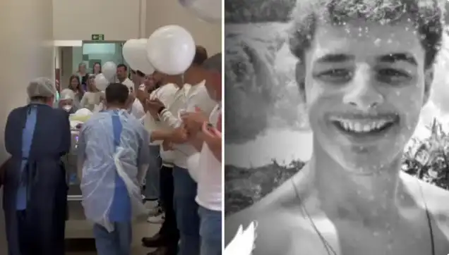 Equipe de hospital aplaude saída de corpo de jovem após doação de órgãos