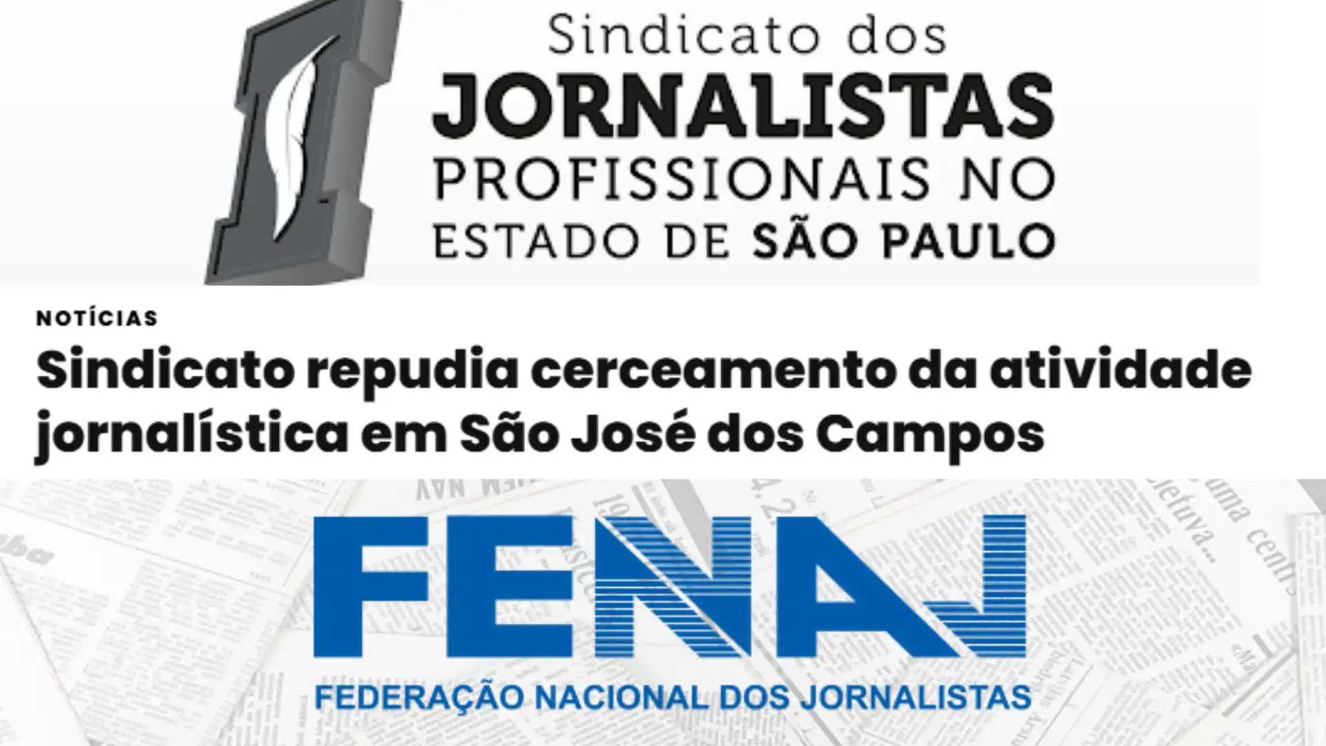 Entidades de proteção aos jornalistas divulgam nota de apoio ao Aqui Vale