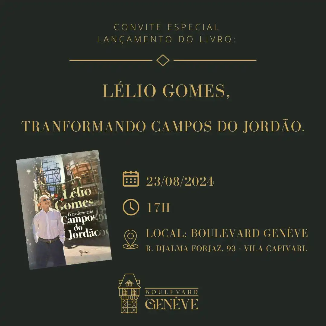 Boulevard Genève inicia a celebração dos 40 anos com lançamento de livro que conta a história do seu fundador 
