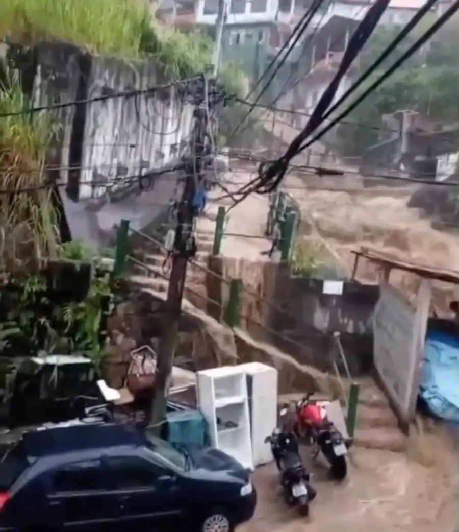 Temporal atinge Angra dos Reis e mobiliza Defesa Civil no final de semana