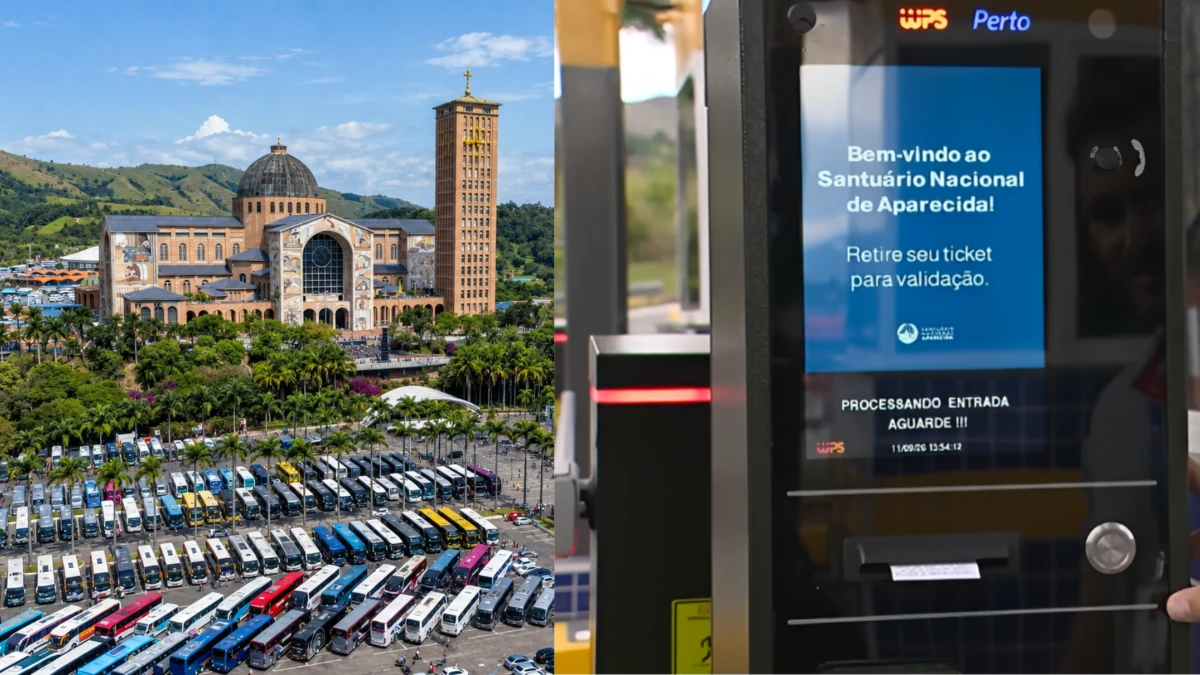 Santuário Nacional adota autoatendimento para pagar estacionamento
