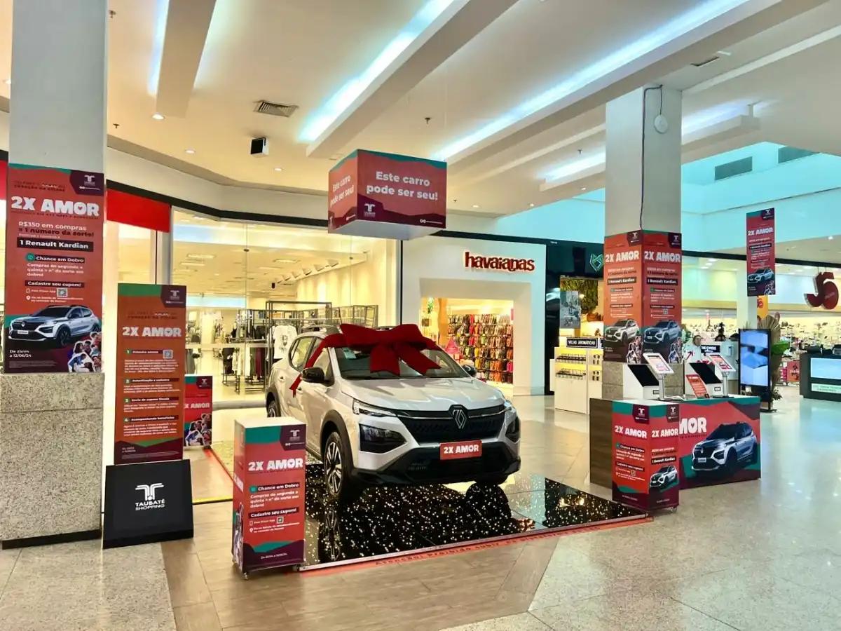 Com opção de chance em dobro, Taubaté Shopping segue com promoção que vai sortear carro 0Km