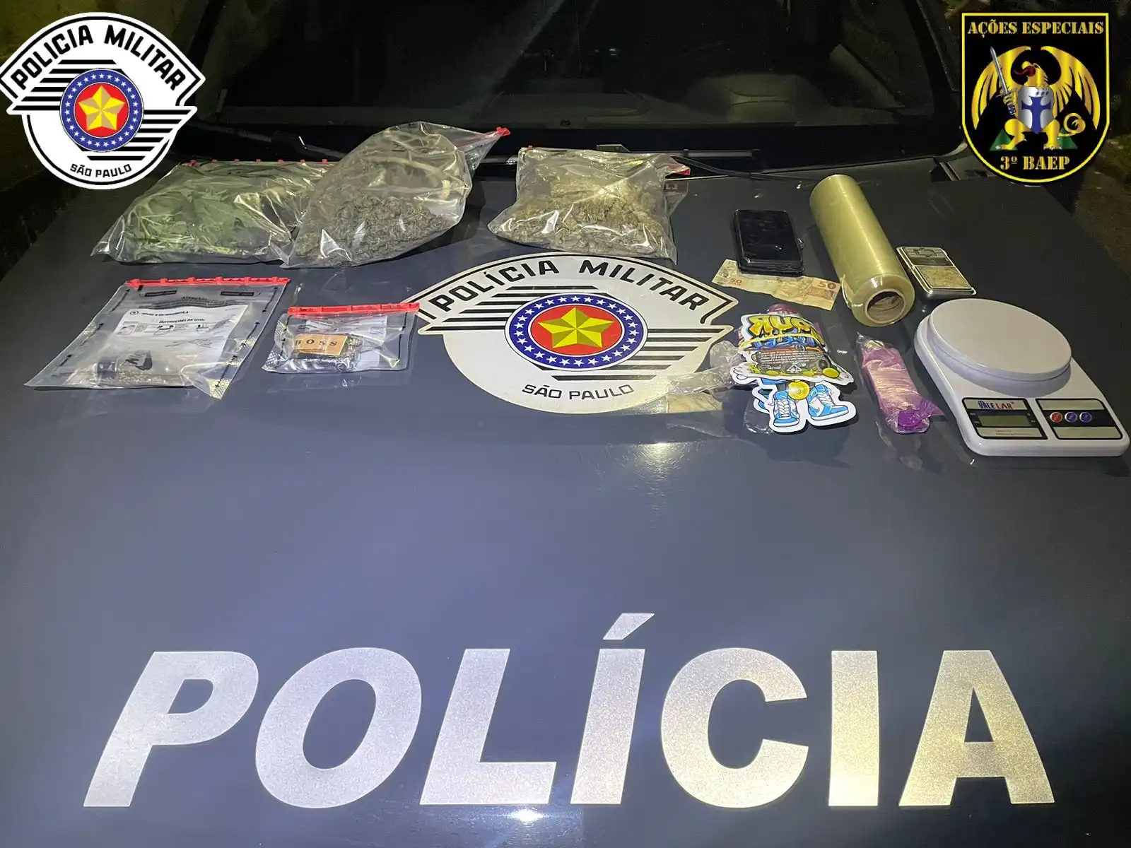 Homem é preso por tráfico de drogas em Taubaté