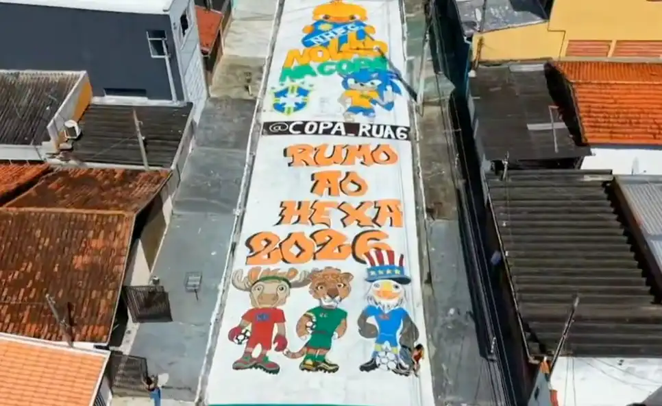 Moradores de São José terão que pedir autorização para pintar ruas para a Copa do Mundo