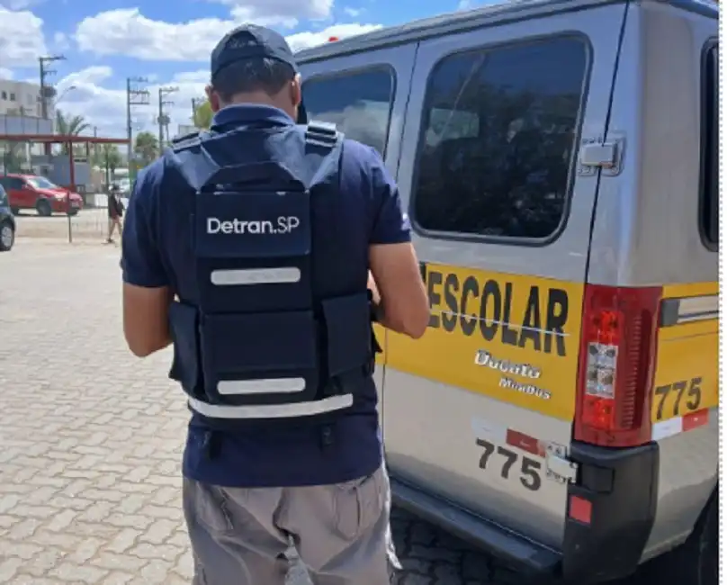 Fiscalização do Detran-SP aponta irregularidades em 43% dos veículos de transporte escolar em São José dos Campos