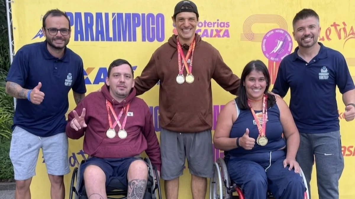 Caraguatatuba conquista 28 medalhas em torneio paralímpico em SP