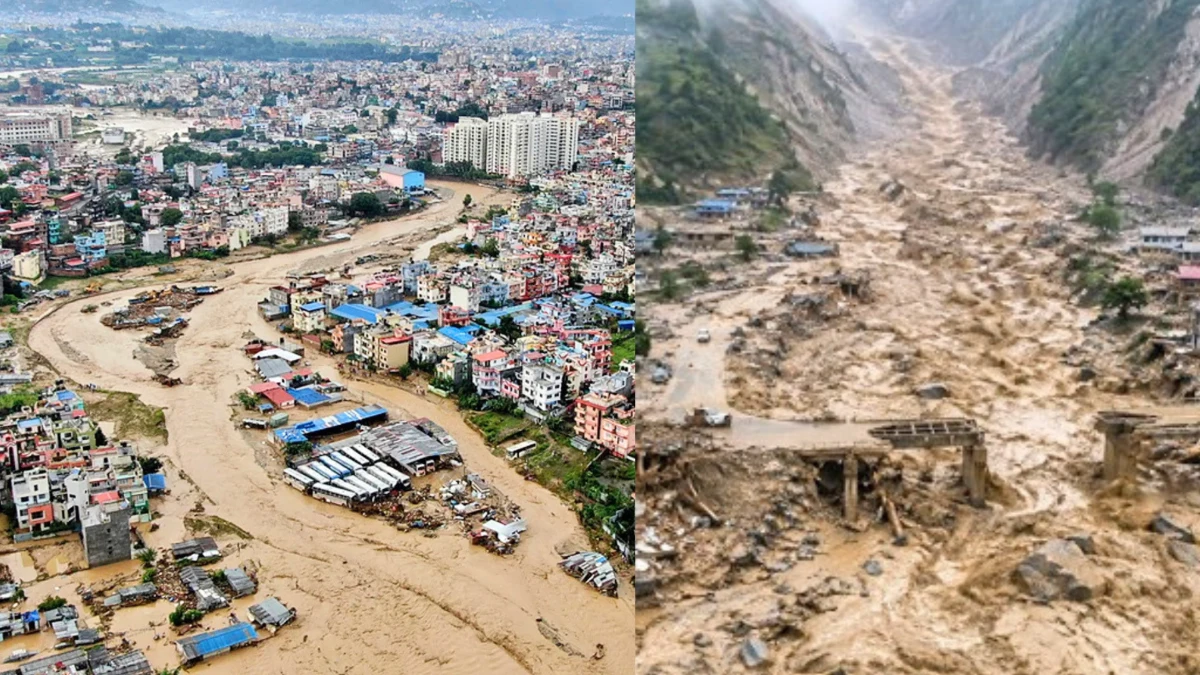 Terremoto causa deslizamento de terra e enchente entre Nepal e Tibete